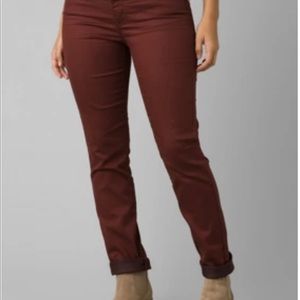Prana Kayla Jean Short inseam maroon
